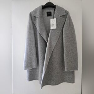 NWT Theoy Chevron Wool Coat